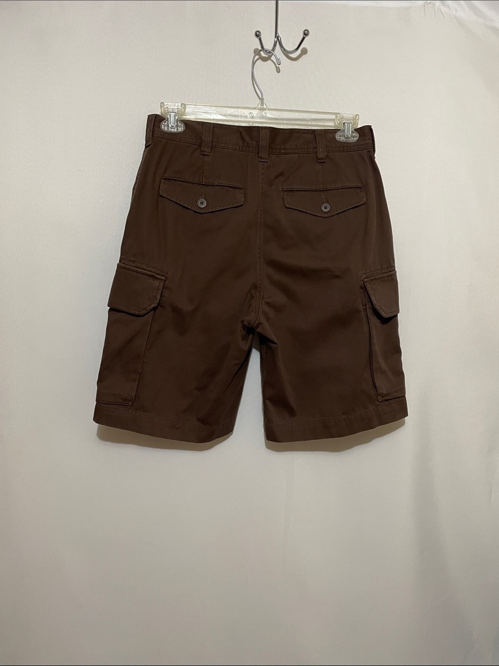 Club Room Men's Dark Brown Cargo Shorts Sz 32 - Picture 2 of 6